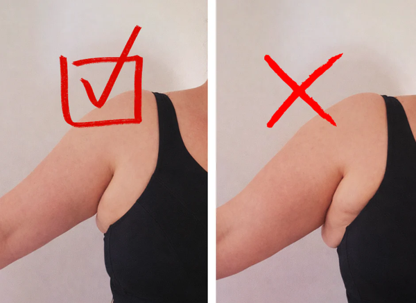 Spillage and quad boob over the top